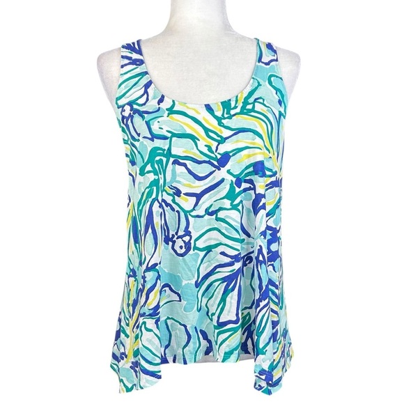 Bundle (2) Lilly Pulitzer Tops Small Wynne Ruffle Monterey Racer Back - Picture 10 of 15